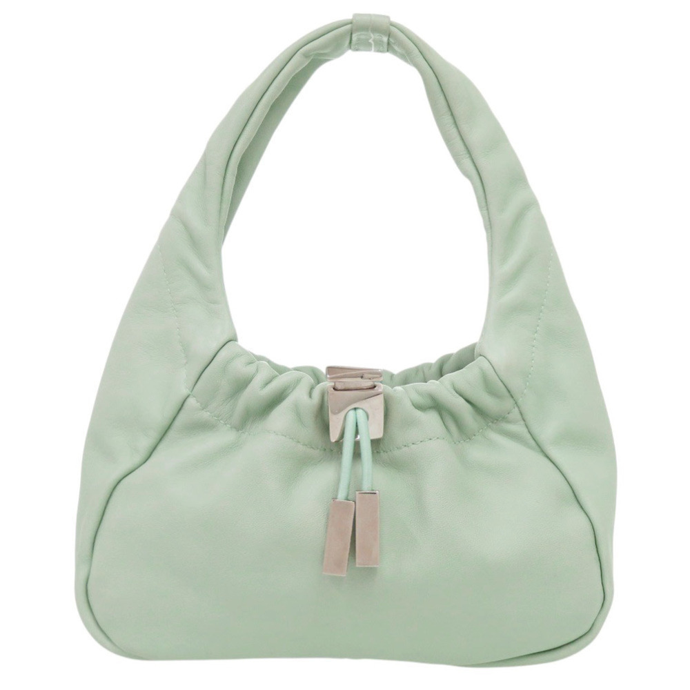 Salvatore Ferragamo D21 0271 Leather Mint Green Mini Handbag (0018)